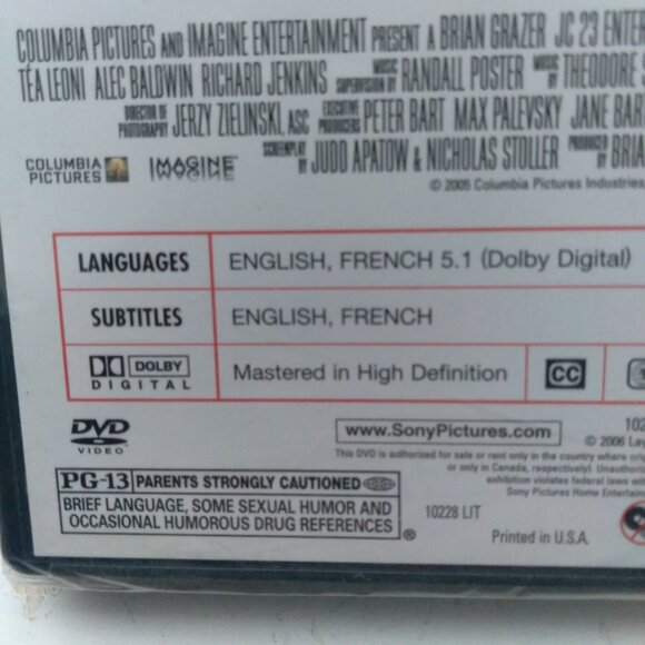 FUN WITH DICK AND JANE JIM CARREY MOVIE 2005 DVD COMEDY PG-13 SPECIAL FEATURES - Picture 6 of 6